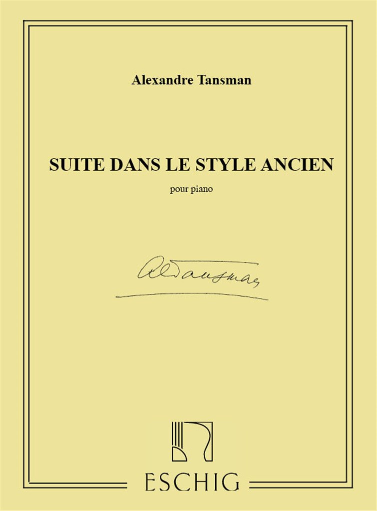 Suite Style Ancien Piano
